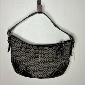 Vintage Y2K Coach Mini Signature SoHo Hobo Shoulder Bag NEW WITH ORIGINAL TAGS